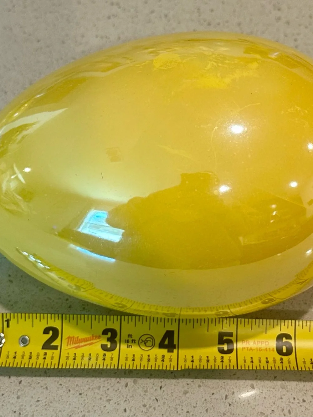 Yellow Ceramic Egg